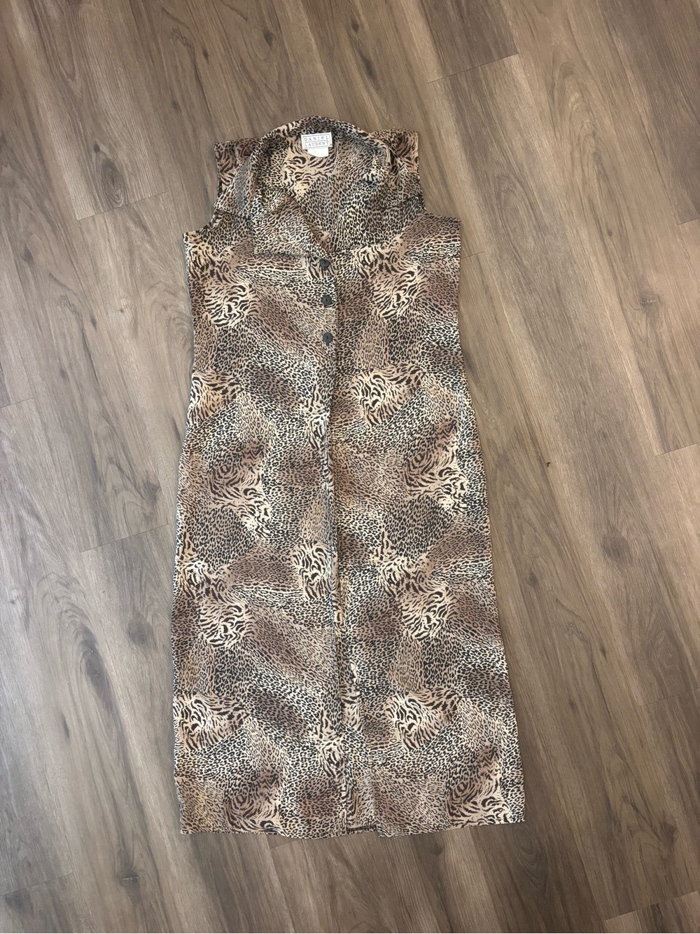 Daniel Laurent Leopard Print Duster